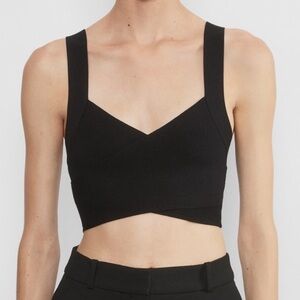 Babaton Black Women's Crop Top
